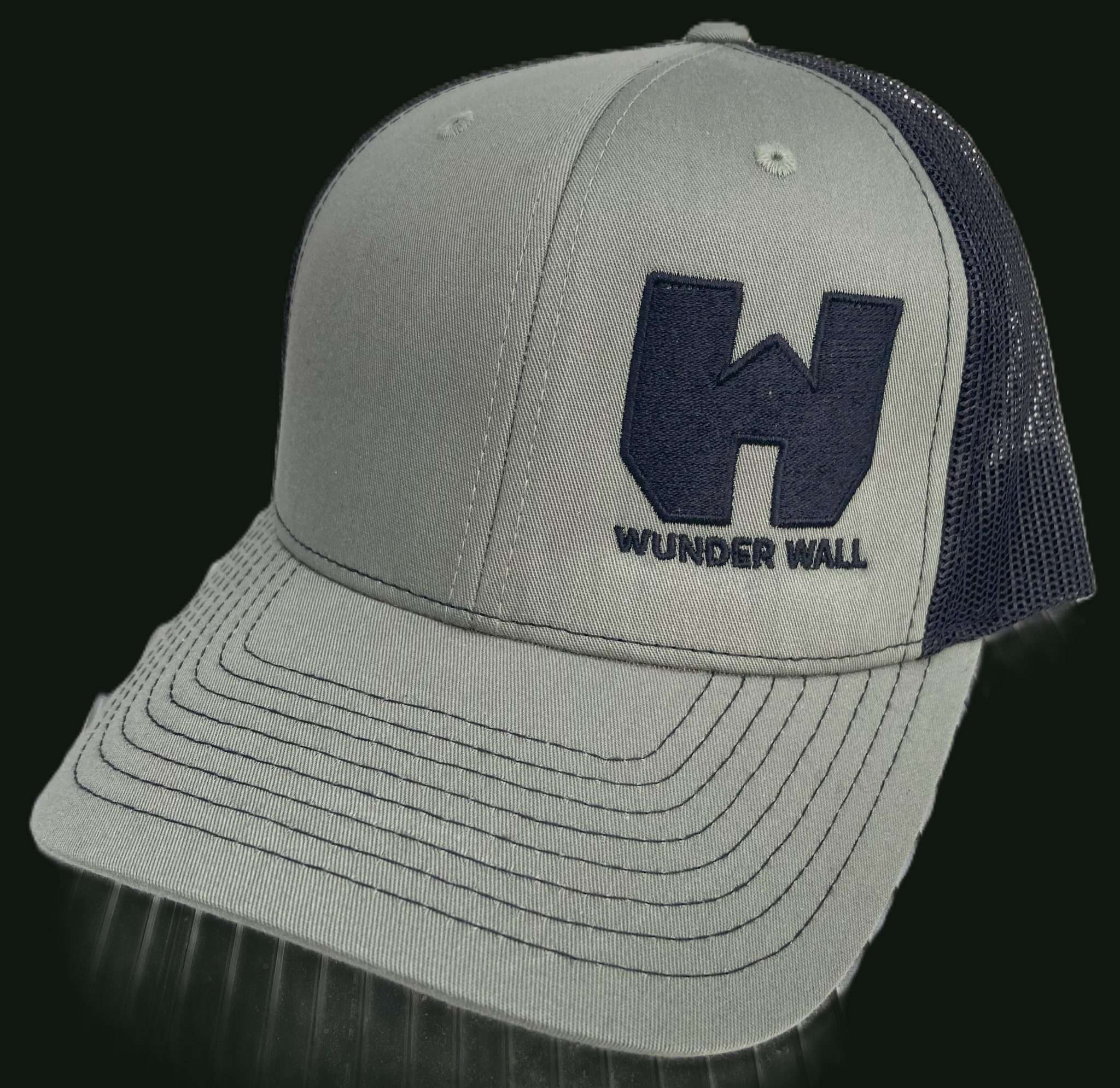 ww stars and stripes side patch trucker